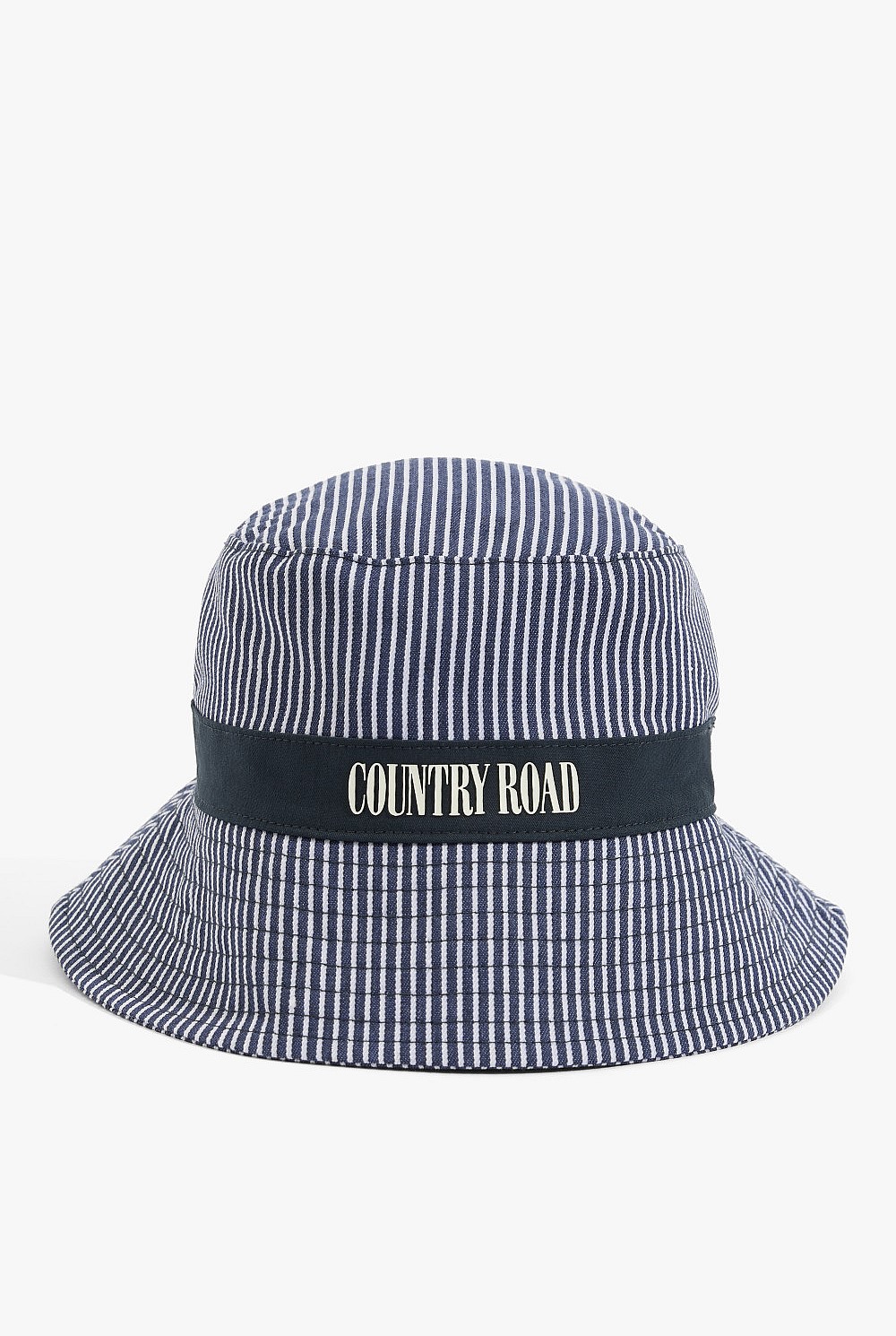 Navy Stripe Stripe Bucket Hat - Accessories | Country Road