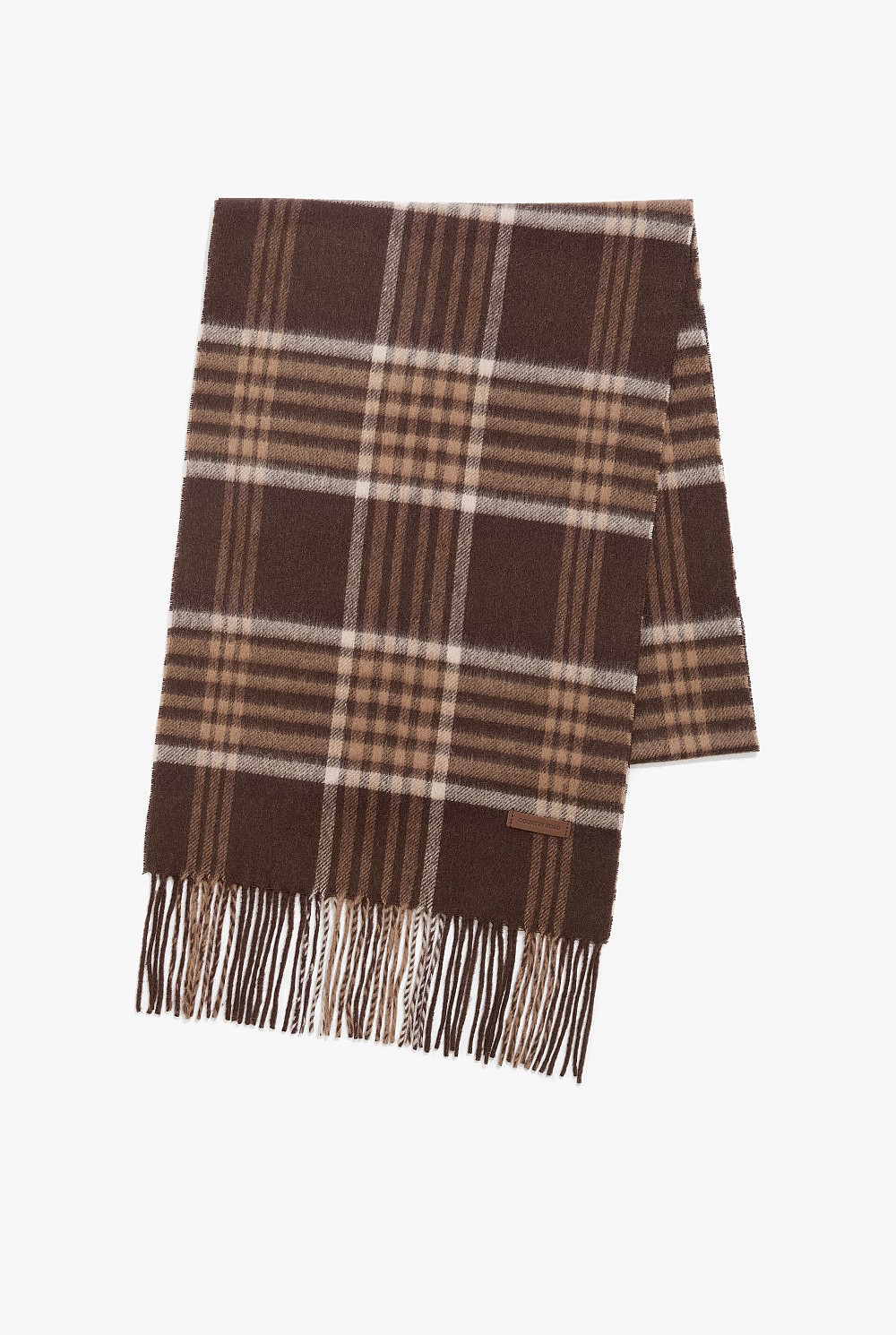 THETOE Eberhard Check Muffler ブラウン THE TOE Eberhard check muffler 【公式通販】