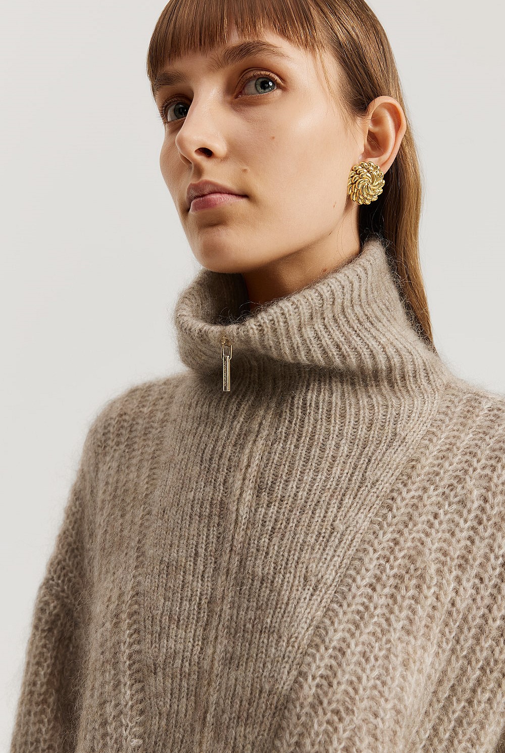 Fawn Marle Zip Detail Knit - Knitwear | Country Road