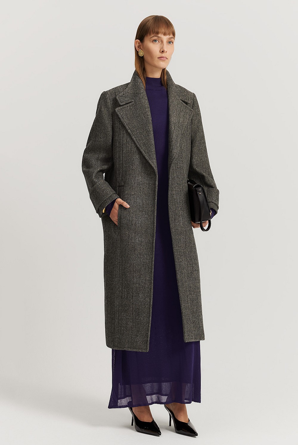 Herringbone Herringbone Coat - Jackets & Coats | Country Road