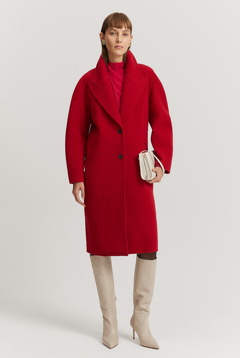 Chilli Pepper Cocoon Coat - Jackets & Coats | Country Road