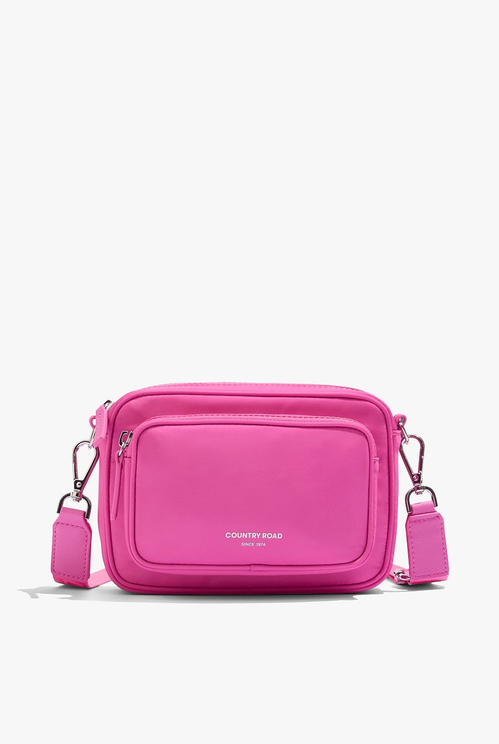 Pink Punch Recycled Polyester Mini Soft Crossbody Bag - Bags