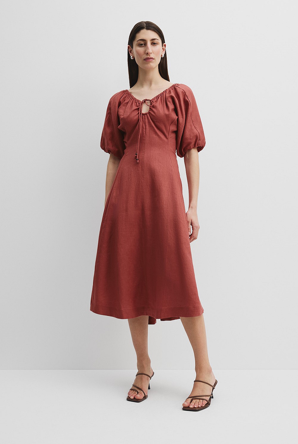 open lace back dress Stella Creme Dress – Annabel