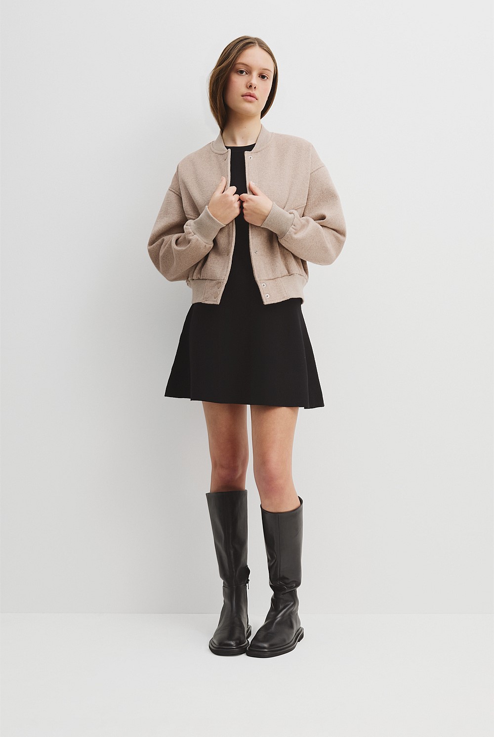 Teen Drop Waist Knit Dress - Dresses | Country Road