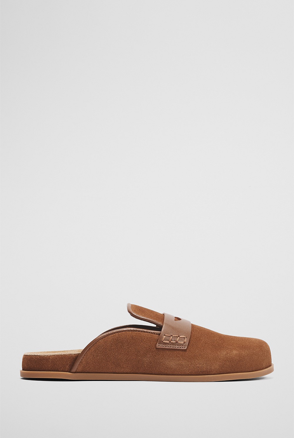 Chestnut Lou Suede Mule - Flats | Country Road