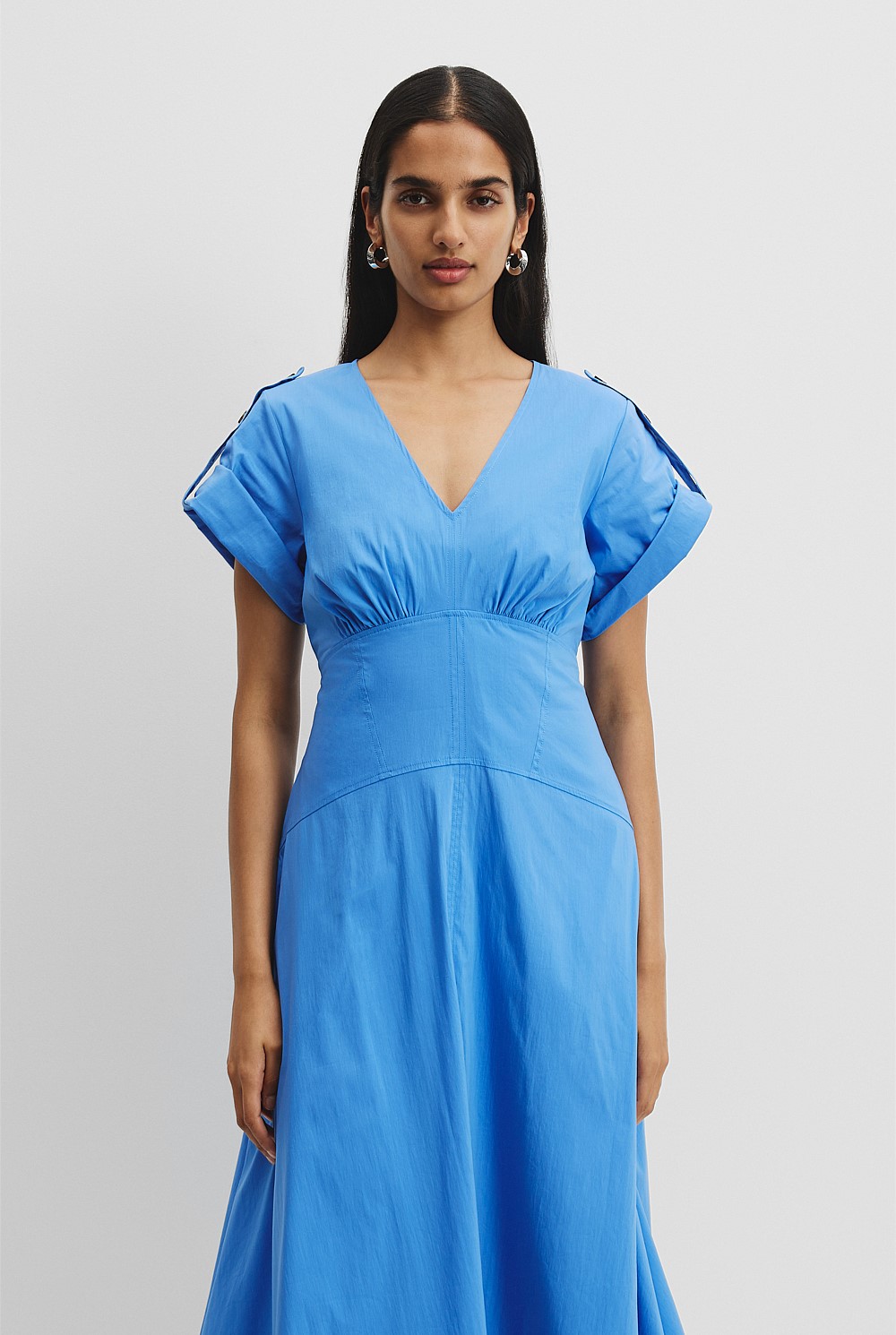 blue country dress Royal Blue Country Short Rustic Bridesmaid Dresses with Cowboy Boots main image 0
