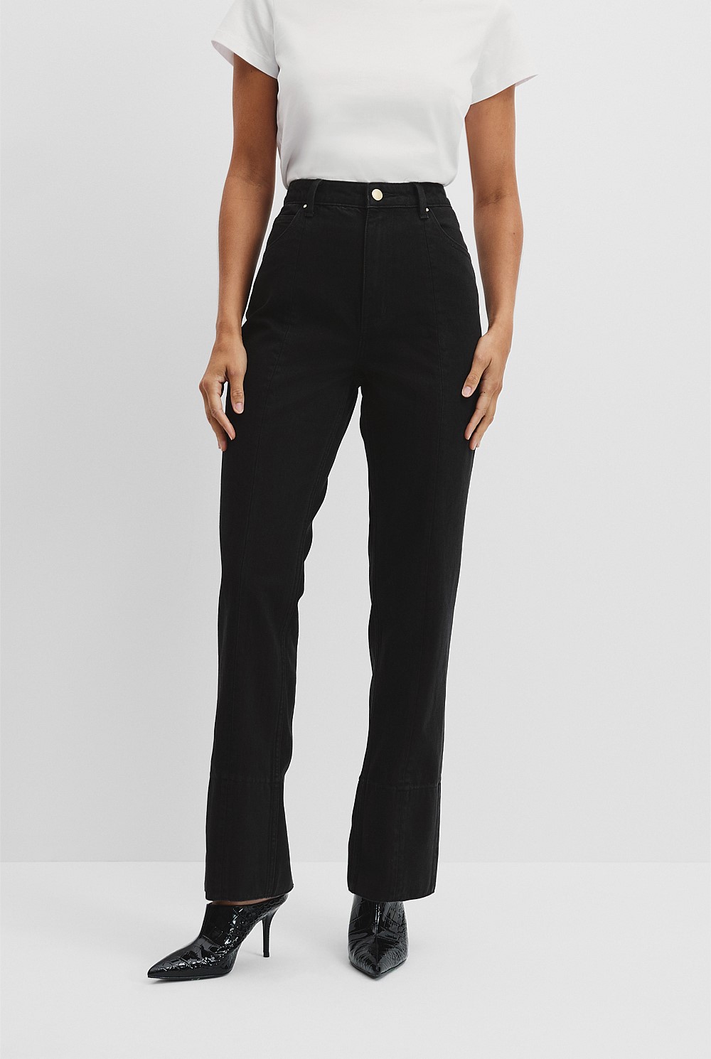 Black Cigarette Jean Pants Country Road