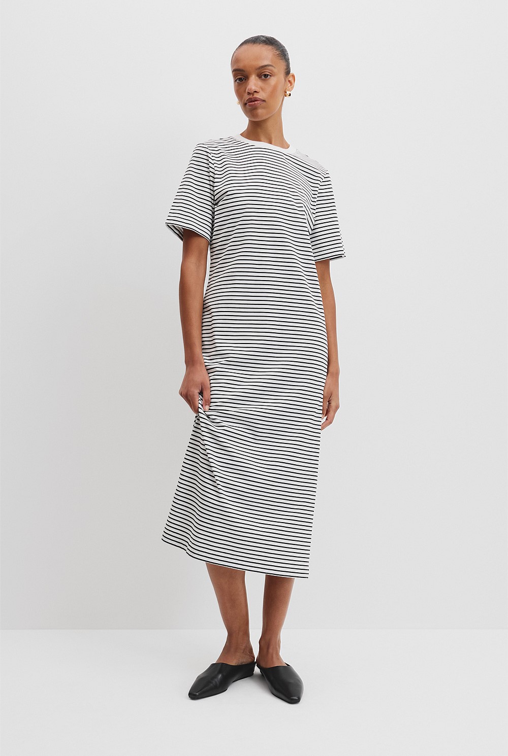 Stripe Country Road T Shirt Dress Country Road Recycled Polyester