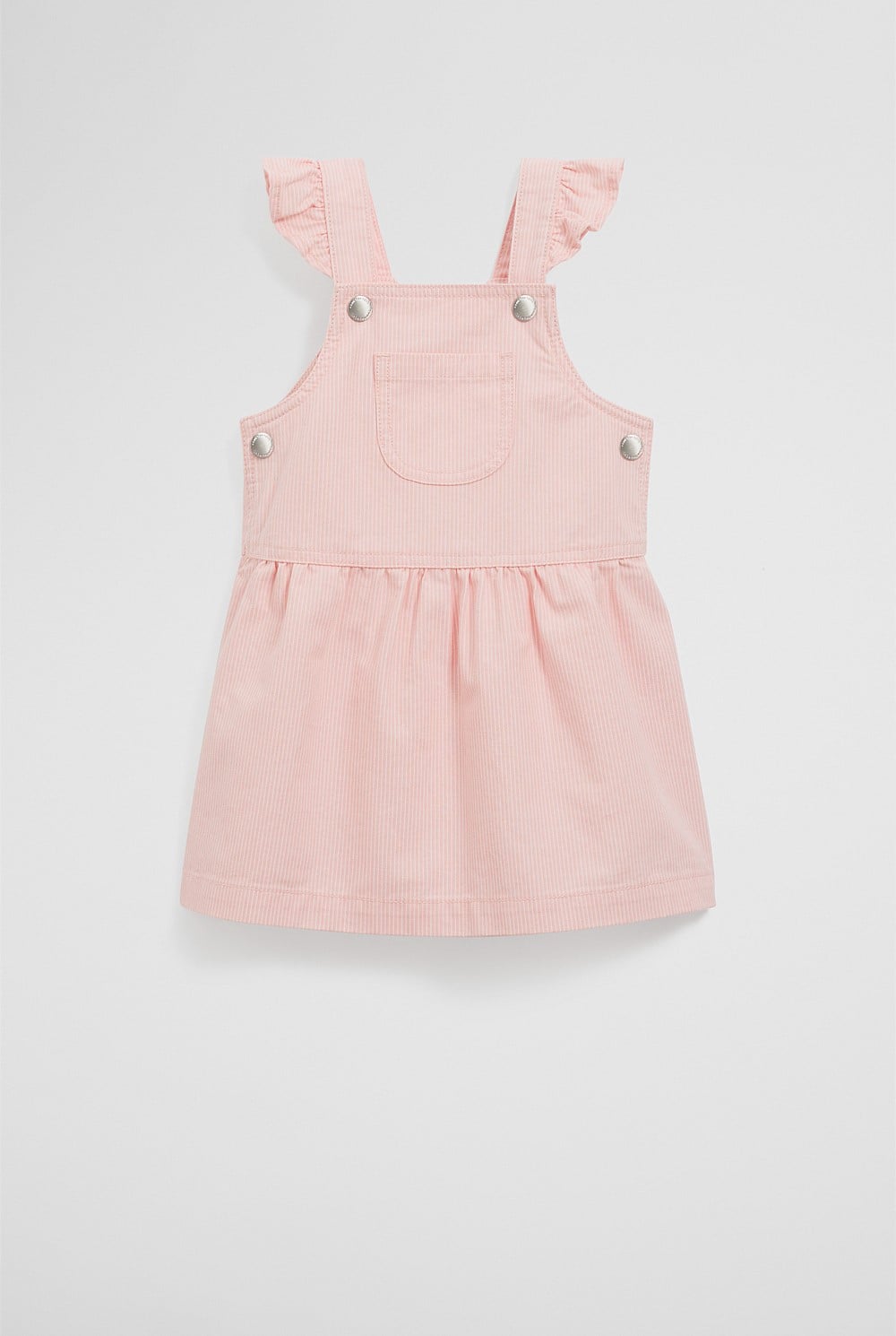 Pink Stripe Organically Grown Cotton Railroad Frill Dress - Dresses | Country Road Pink Stripe Organically Grown Cotton Railroad Frill Dress - Dresses | Country Road