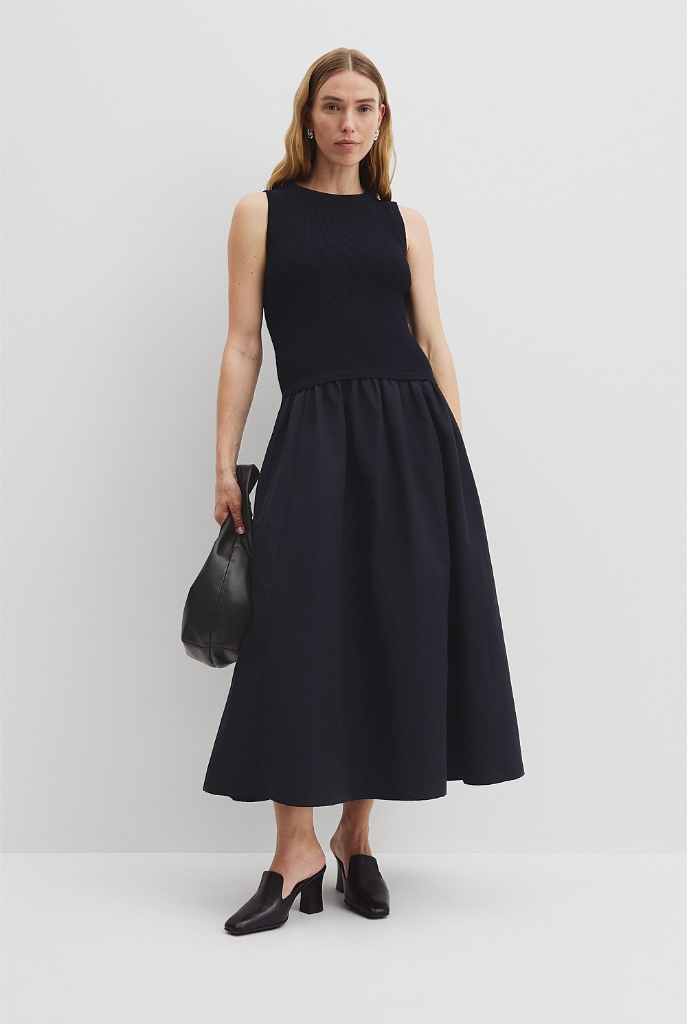 ottoman knit dress WAFA Ottoman crochet dress