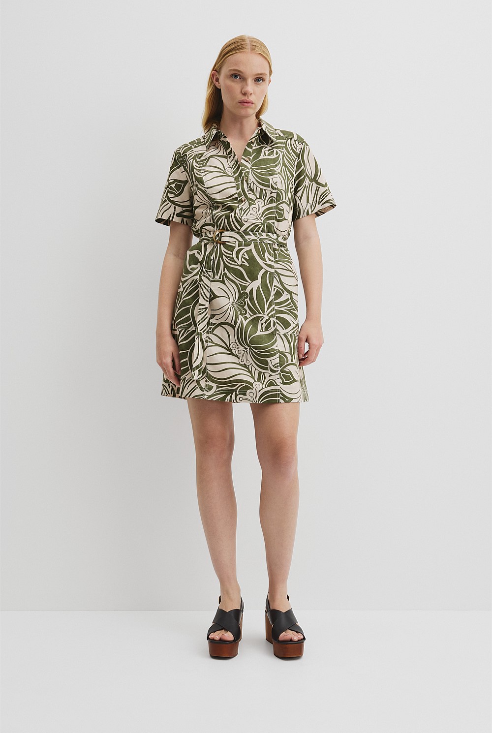 ych flared mini dress Elle Fit & Flare Mini Dress – Adeline main image 1