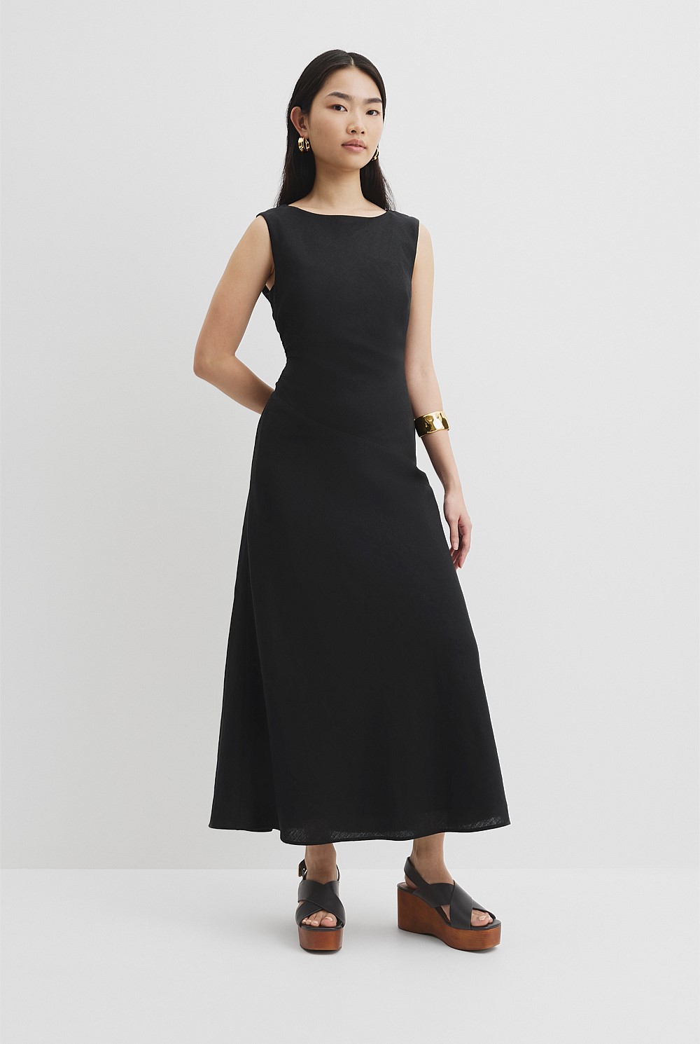 chinese dress ladies Halter Maxi Dress by Rock & Roll Denim at Bourbon Cowgirl XL main image 1