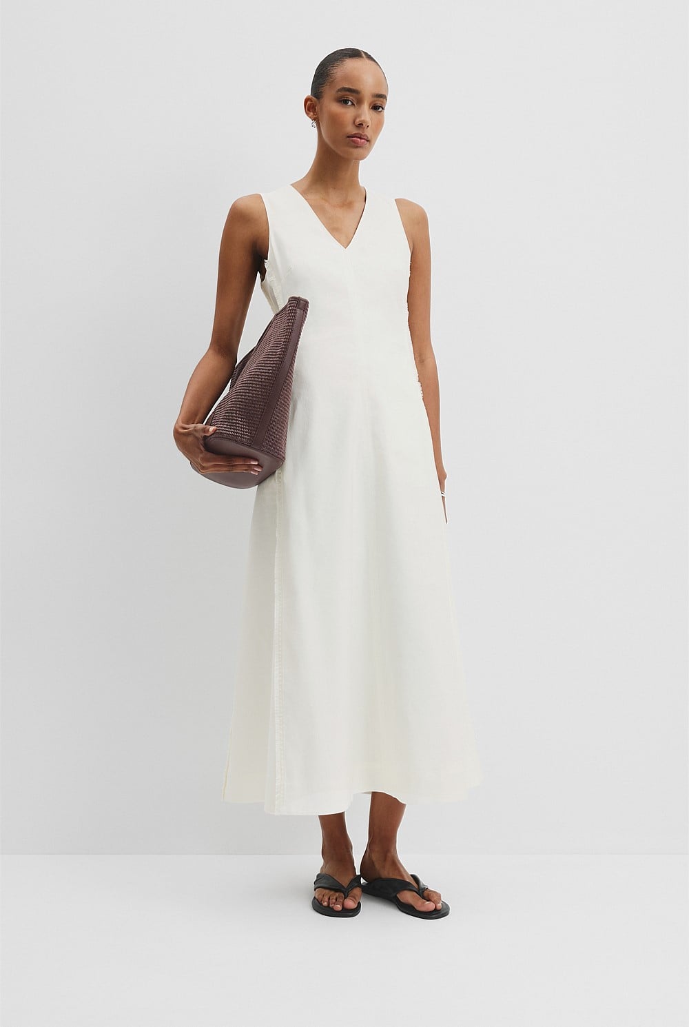 faherty maxi dress Laguna Linen Maxi Dress