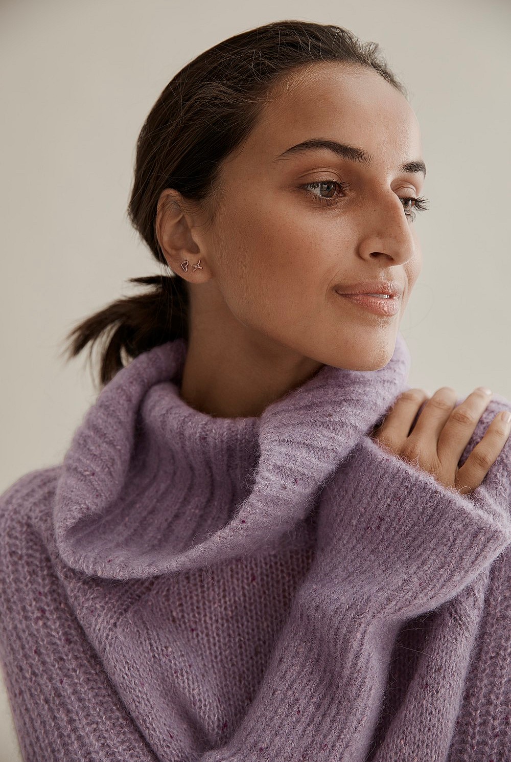 Lavender Luxe Alpaca Nep Sweater - Knitwear | Country Road Lavender Luxe Alpaca Nep Sweater - Knitwear | Country Road