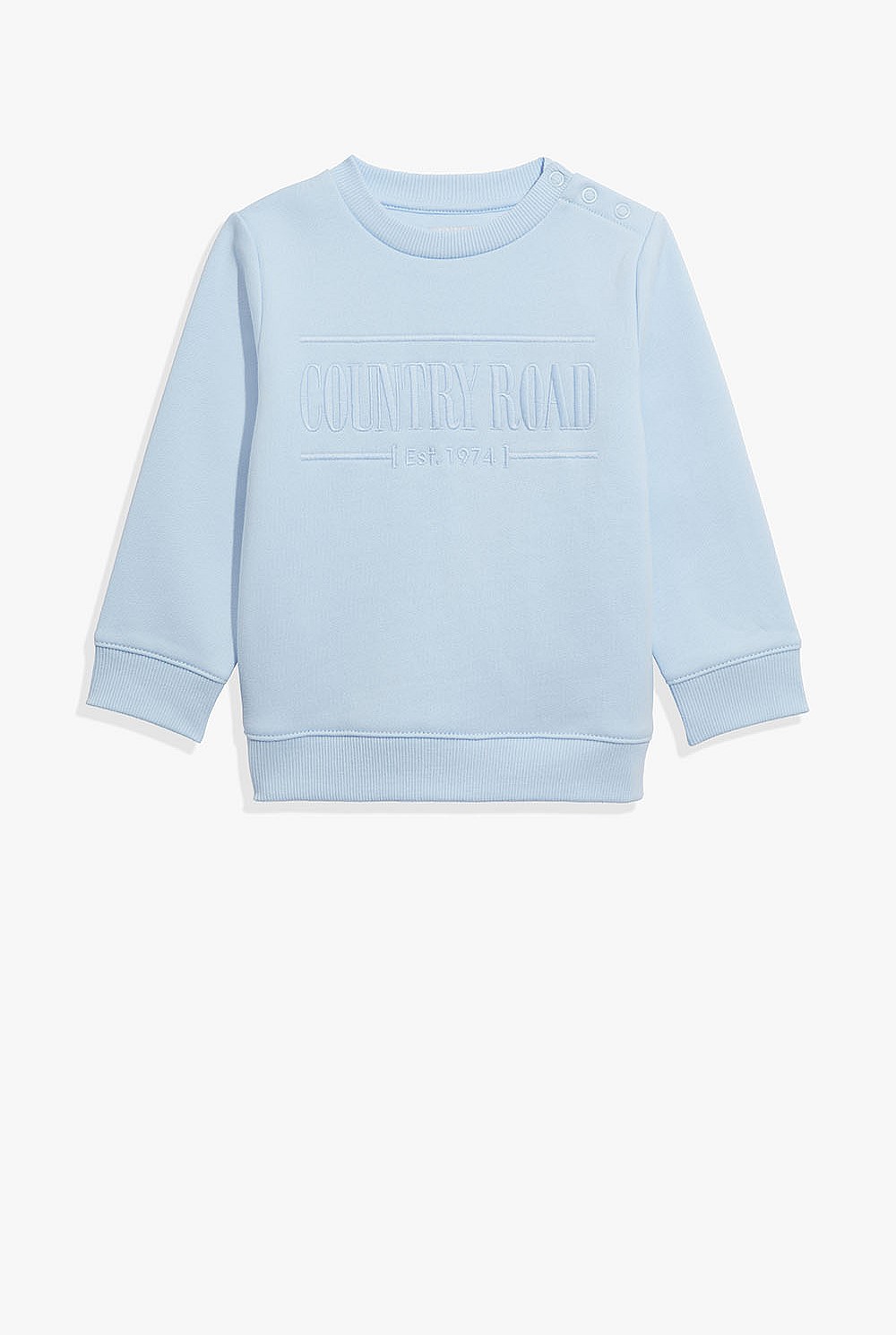Eucalyptus Heritage Sweat Country Road Jumpers Sale Pale Blue