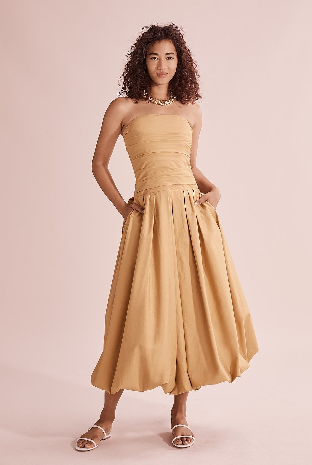 Cinnamon Strapless Bubble Dress - Dresses | Country Road