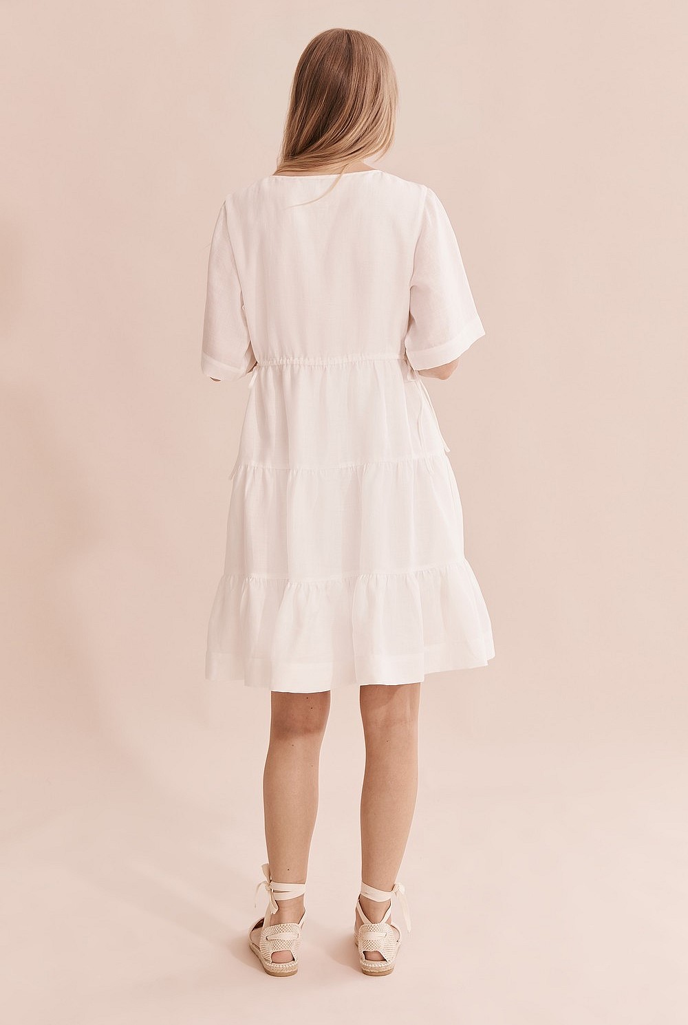 pink mesh ruched dress Veronica Pink Mesh Ruched Maxi Dress - US 4