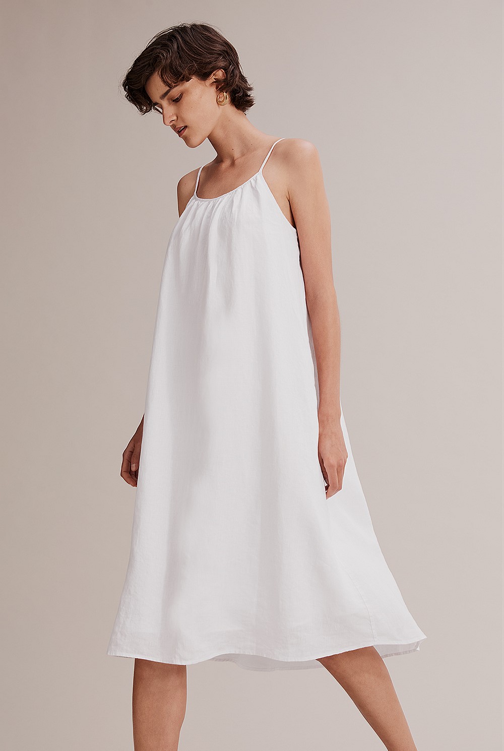 linen maxi dress near me Haven Embroidered Linen Maxi Dress White / M by Hale Bob | Exclusive Designer Clothing main image 1