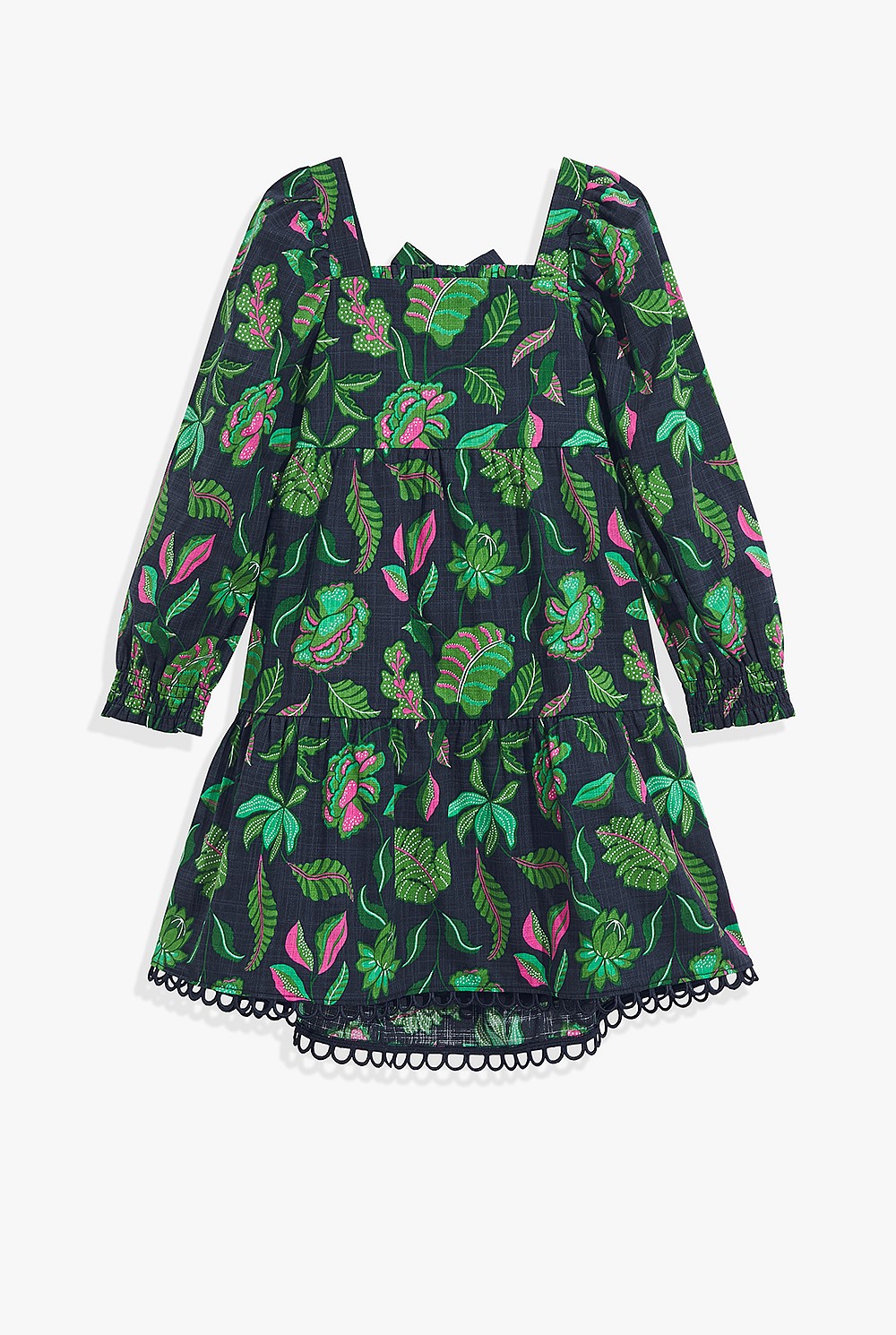 Navy Multi Floral Dress - Dresses | Country Road