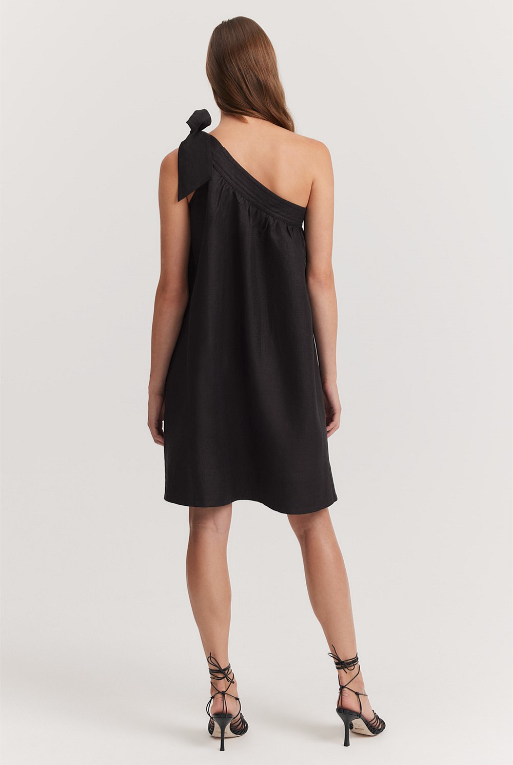 country road asymmetric dress Short A Line Black Beaded Homecoming Dresses High Neck Organza Sweet 16 Party Dress ARD1018 main image 1