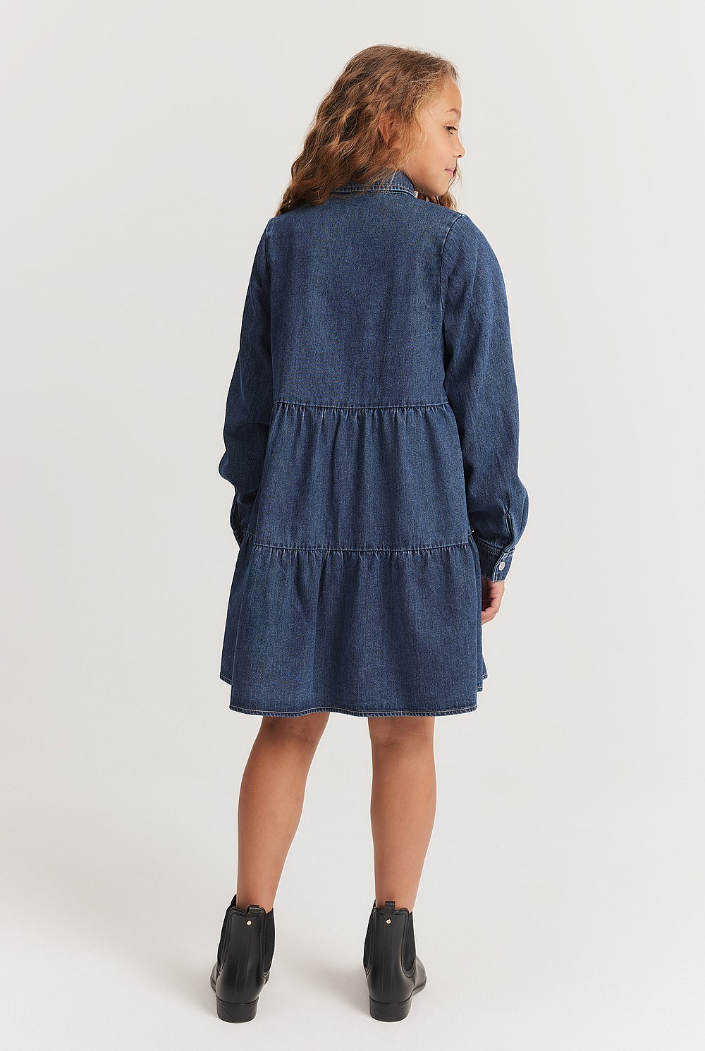 Teen Denim Tier Dress - Dresses | Country Road