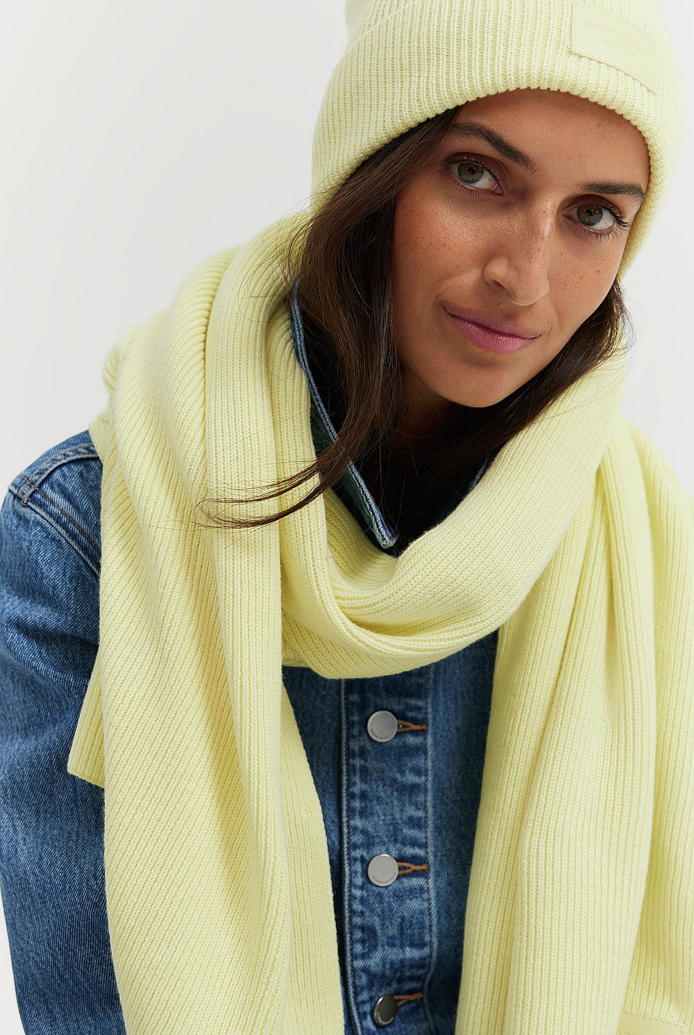 【中古】Y-3 KNIT SCARF イエロー 71CshcMPqEL._AC_UF894,