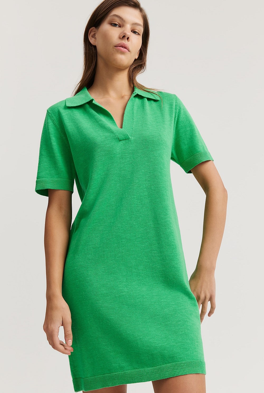 green polo dress women Green Pique May Polo Dress Tuckernuck Green / XXS main image 1