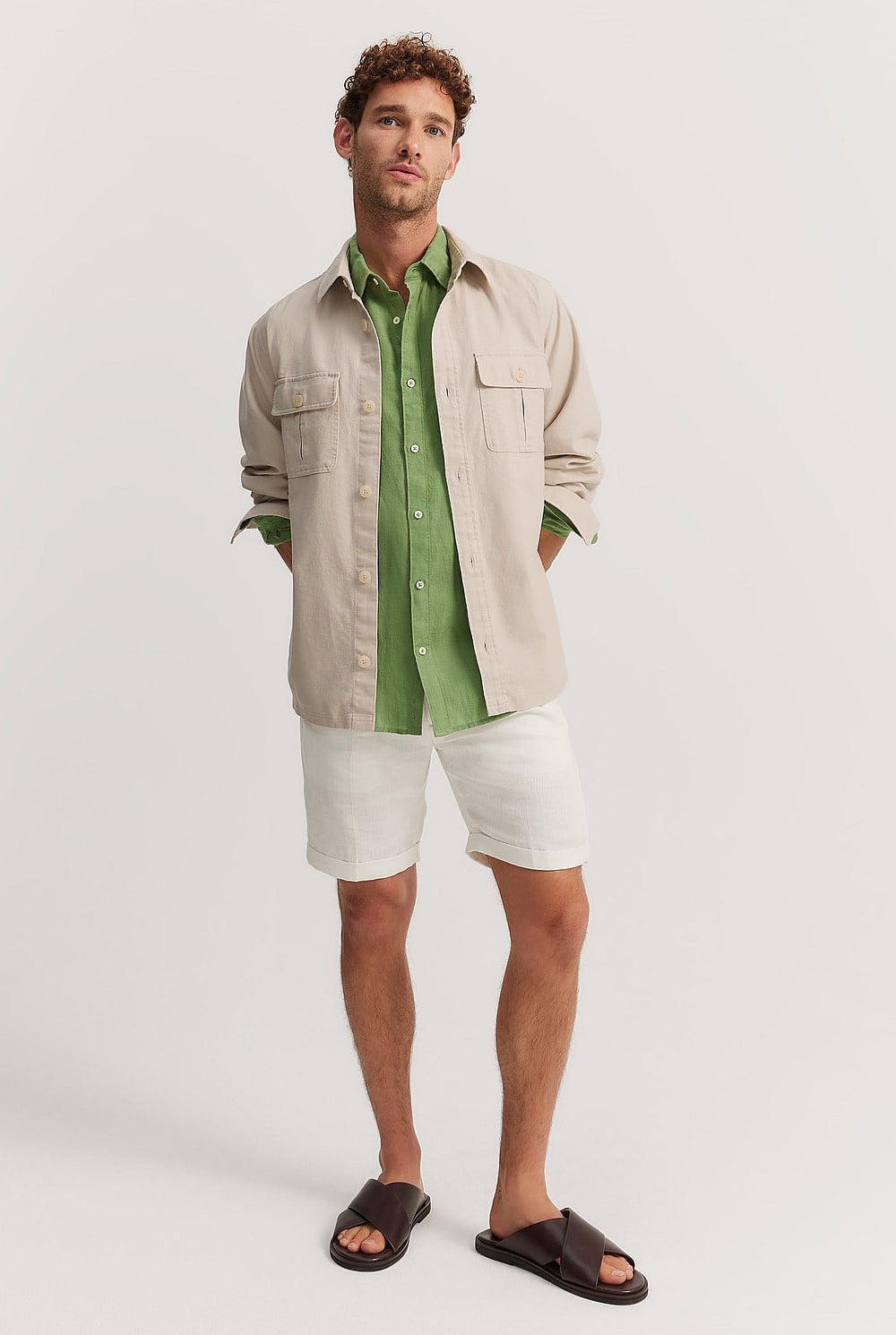 Lime Green Regular Fit Organically Grown Linen Shirt - Casual Shirts | Country Road Lime Green Regular Fit Organically Grown Linen Shirt - Casual Shirts | Country Road