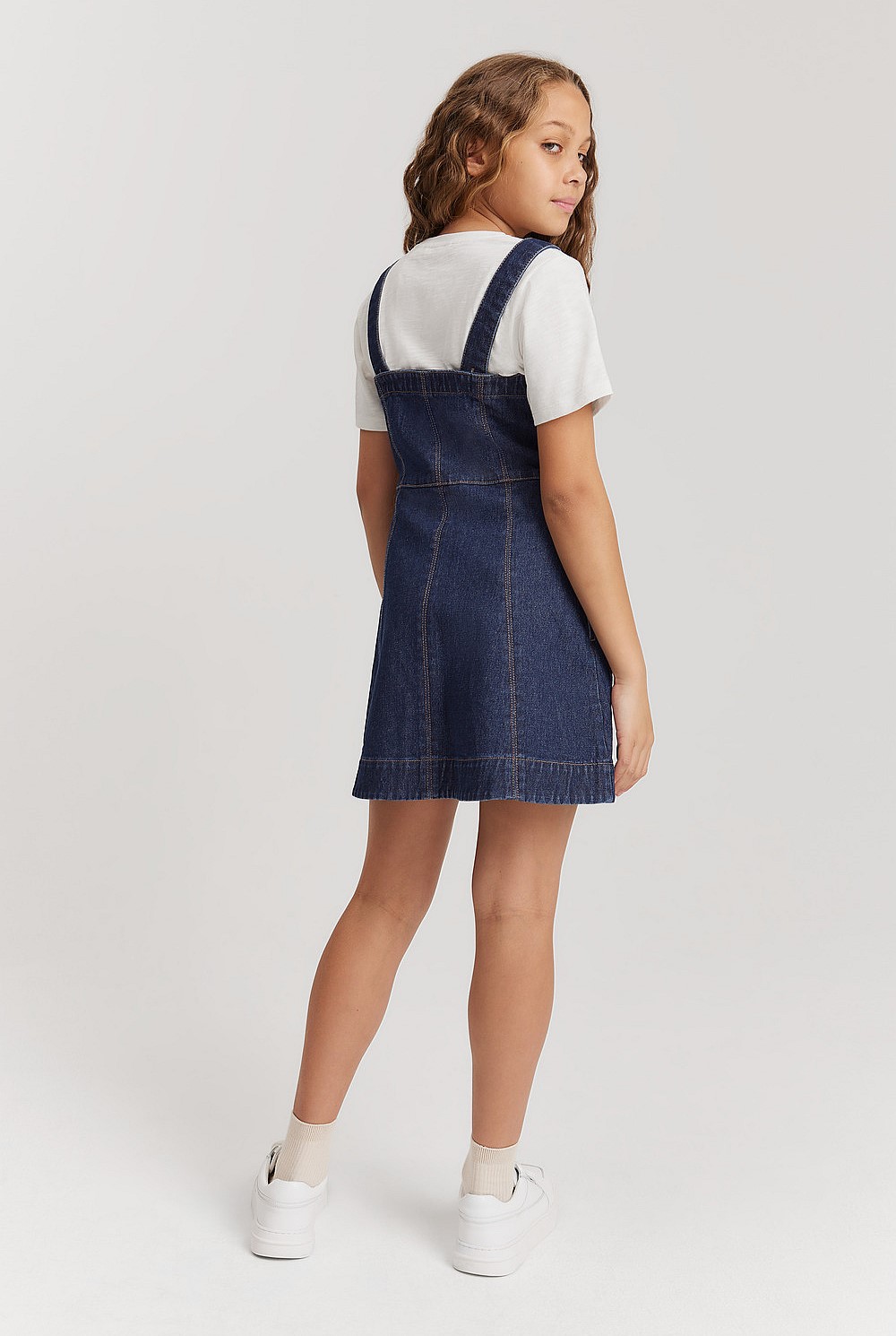 Teen Denim Pinafore Dress - Dresses | Country Road