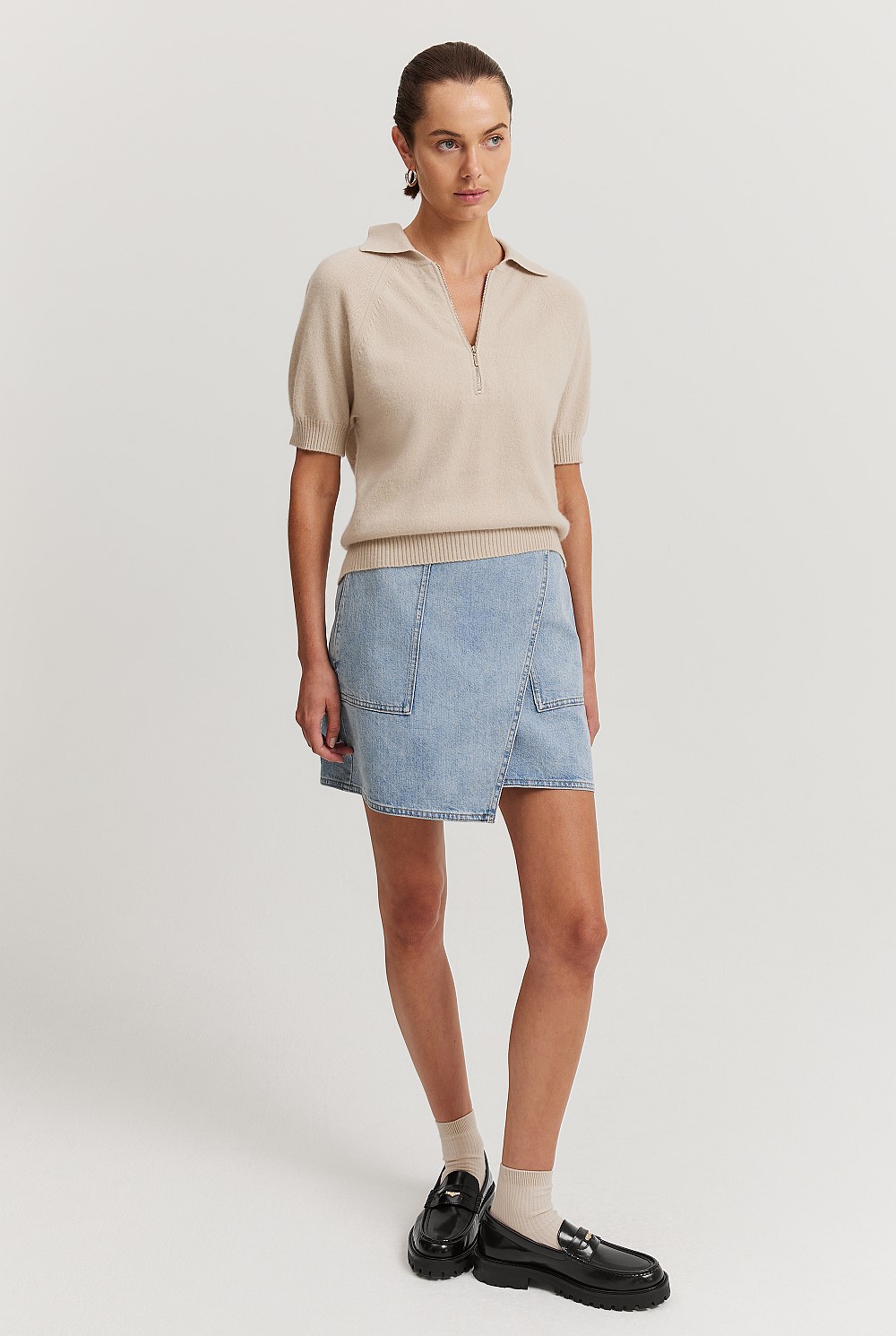 トップス OVY DAYDREAM Organic Cotton Pile Polo Perbai Men's Casual Crochet Hollow Out Short Sleeve Knit Polo