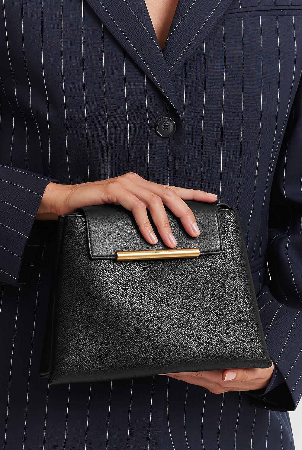 Black Folded Detail Crossbody Bag - Bags | Country Road