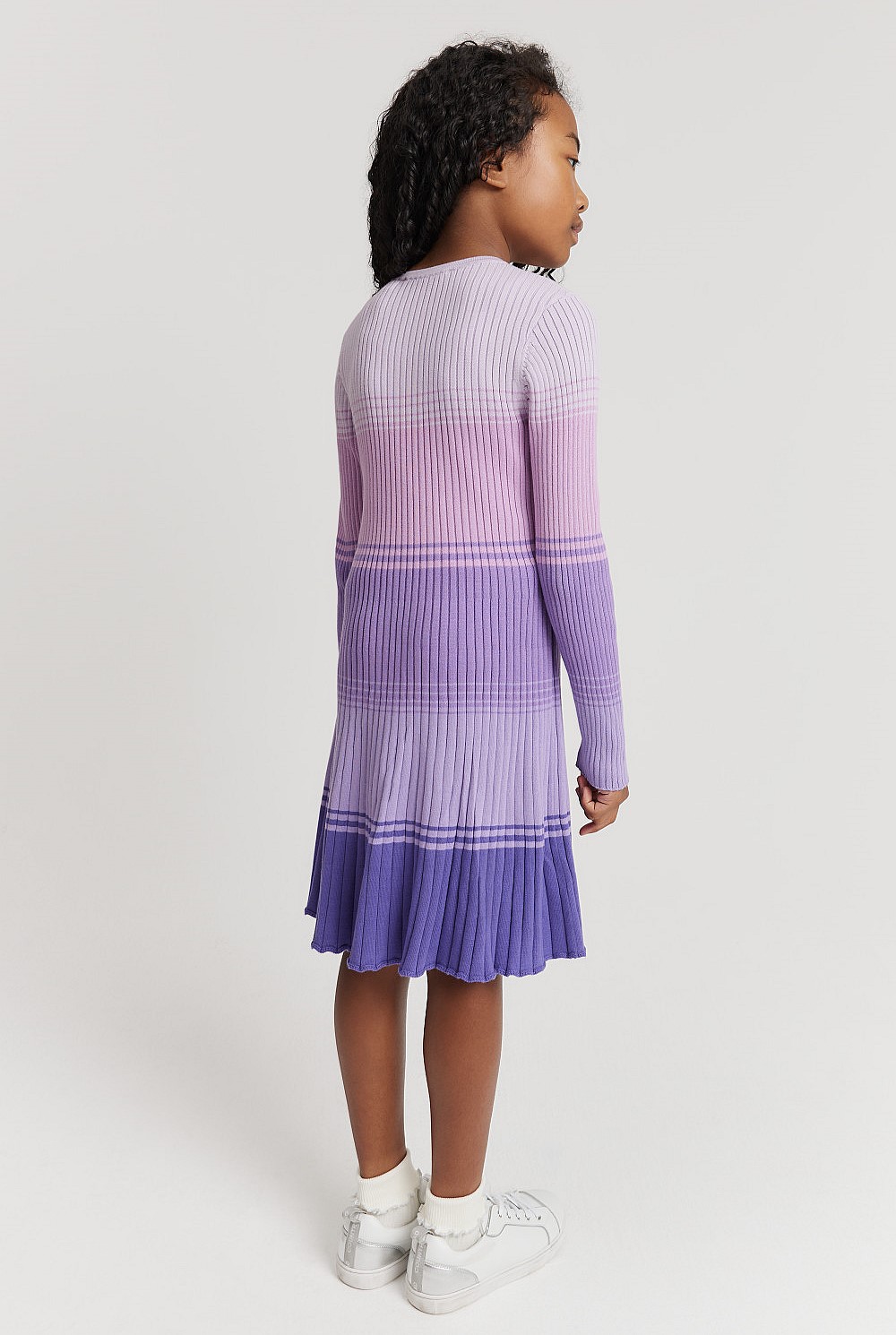 Multicolour Organically Grown Cotton Stripe Knit Dress - Dresses | Country  Road