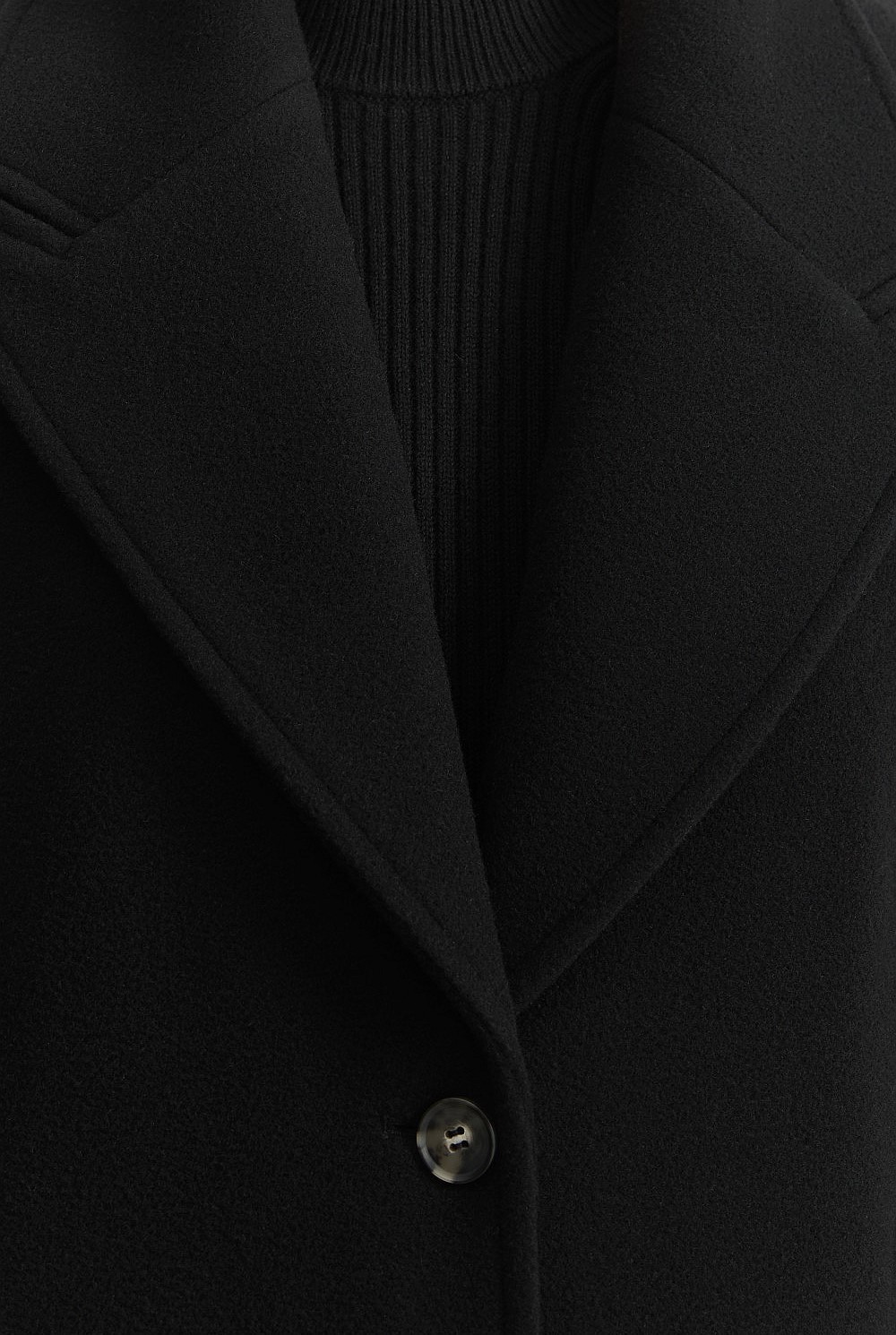 Black Cocoon Coat - Jackets & Coats | Country Road