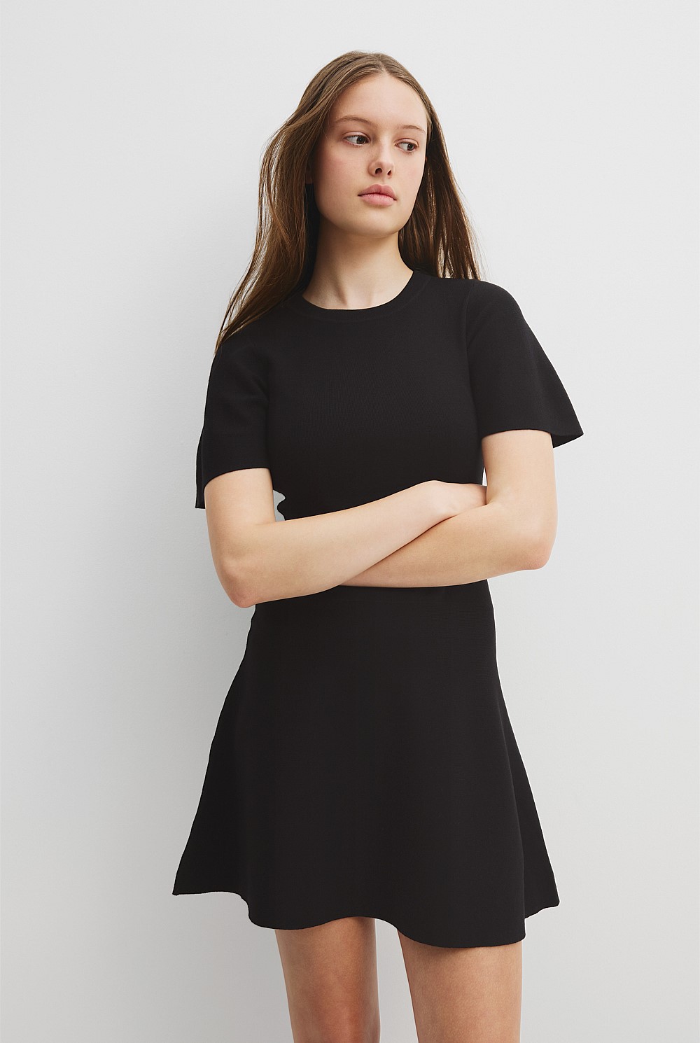 Teen Drop Waist Knit Dress - Dresses | Country Road