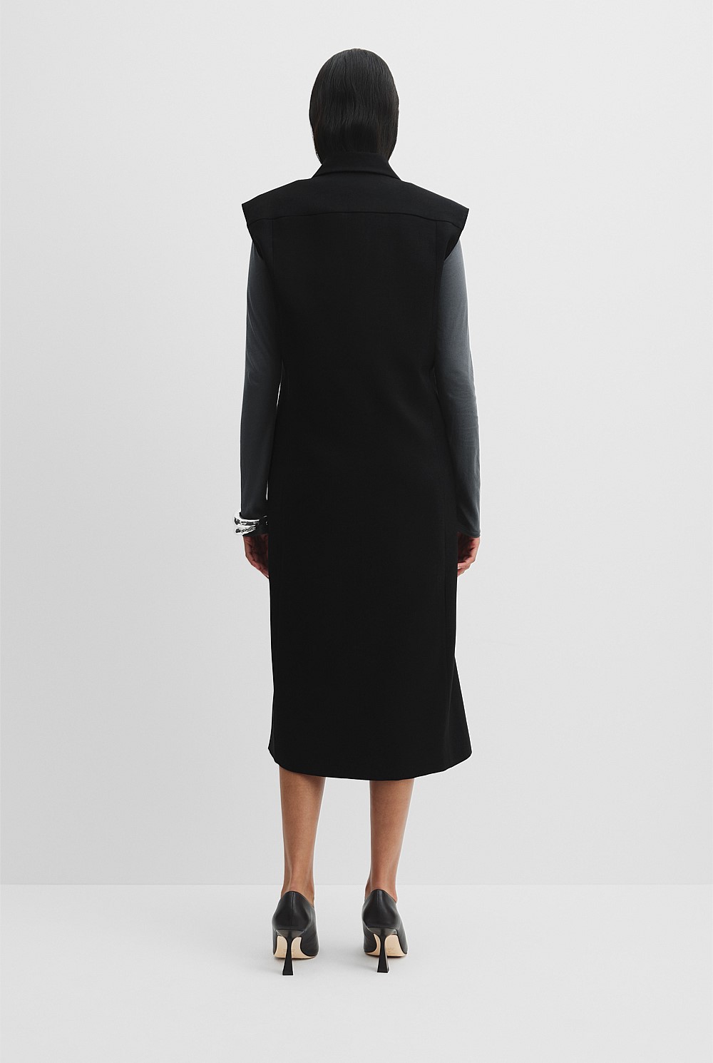 Black Maxi Vest - Jackets & Coats | Country Road