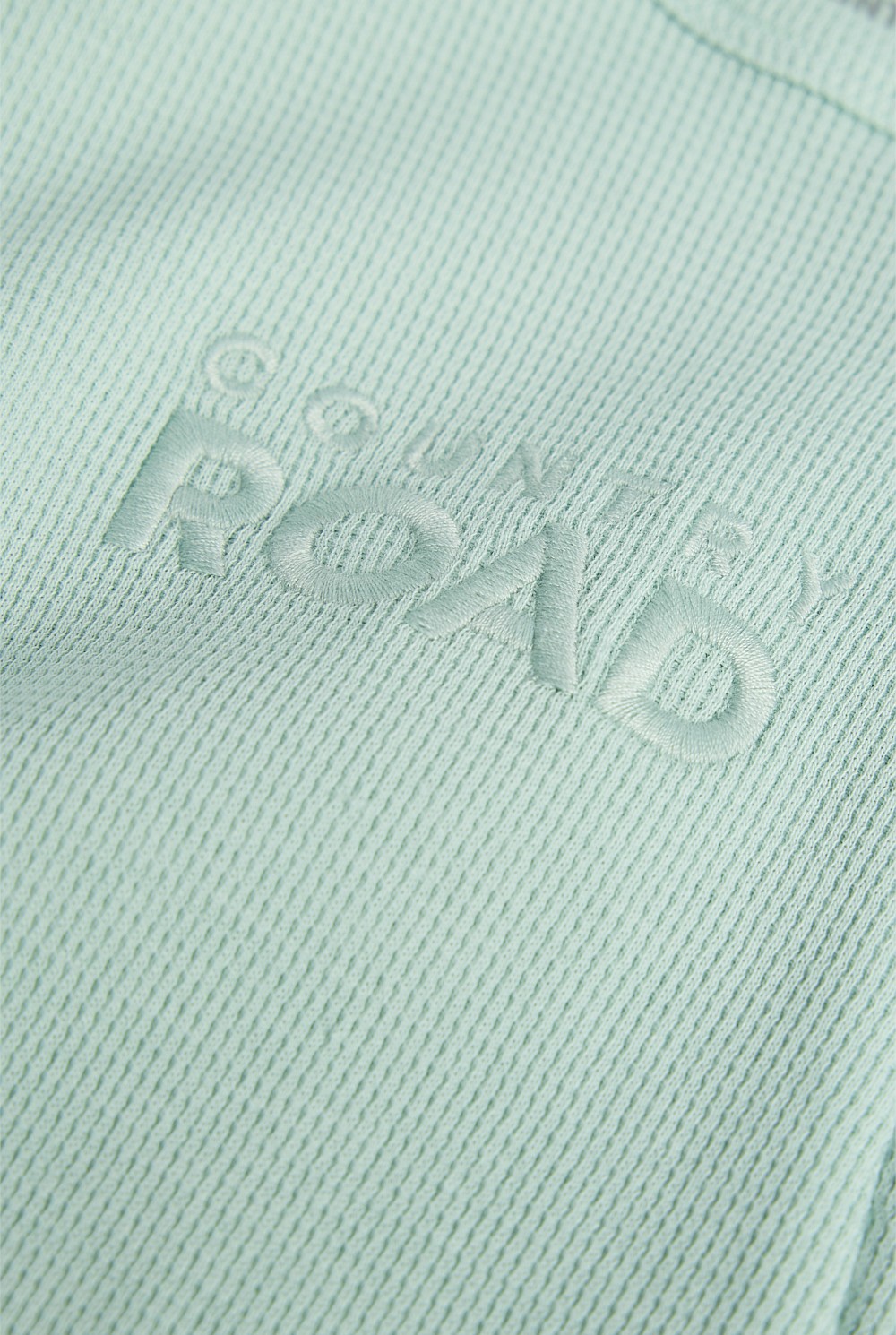 Mineral Green GOTS-Certified Organic Waffle Jumpsuit