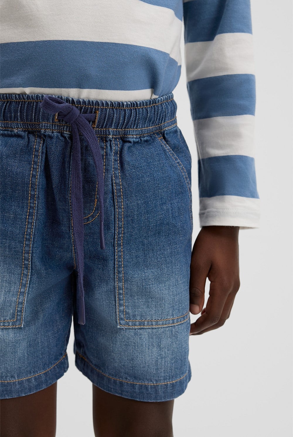 【RYOGON】DENIM BIG POCKET SHORTS Big Ol' Short Denim – Resin Wash Khaki | Pants | Stüssy UK