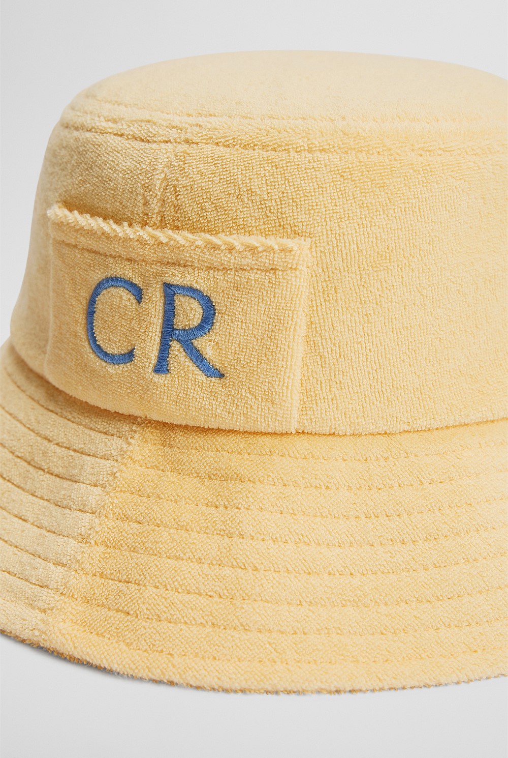 suuALEXIA STAM Terry Bucket Hat ブラウン Daisie Rollable Raffia Bucket Hat - Toffee | rag & bone