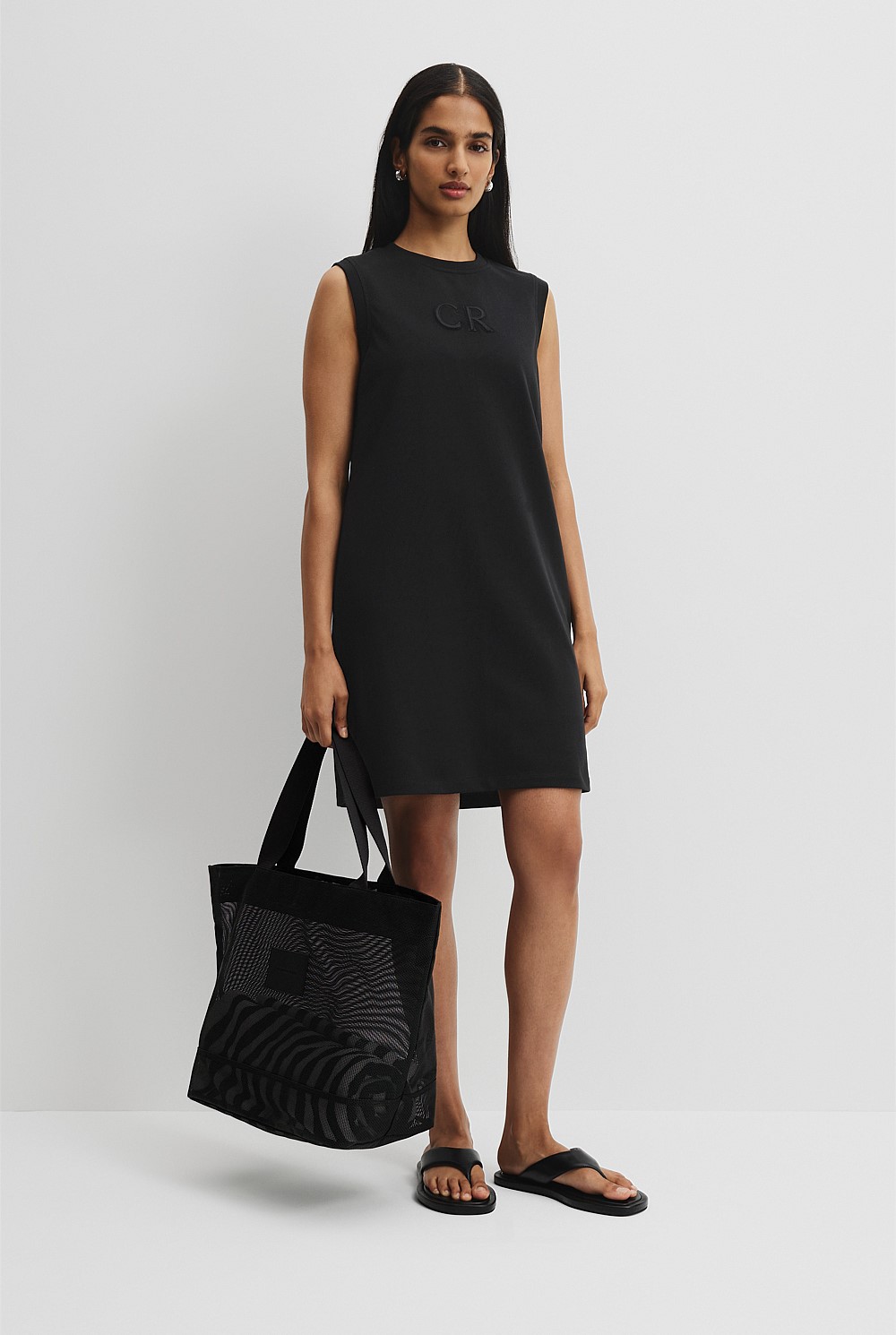 black strapless mini dresses Camellia Tank Dress