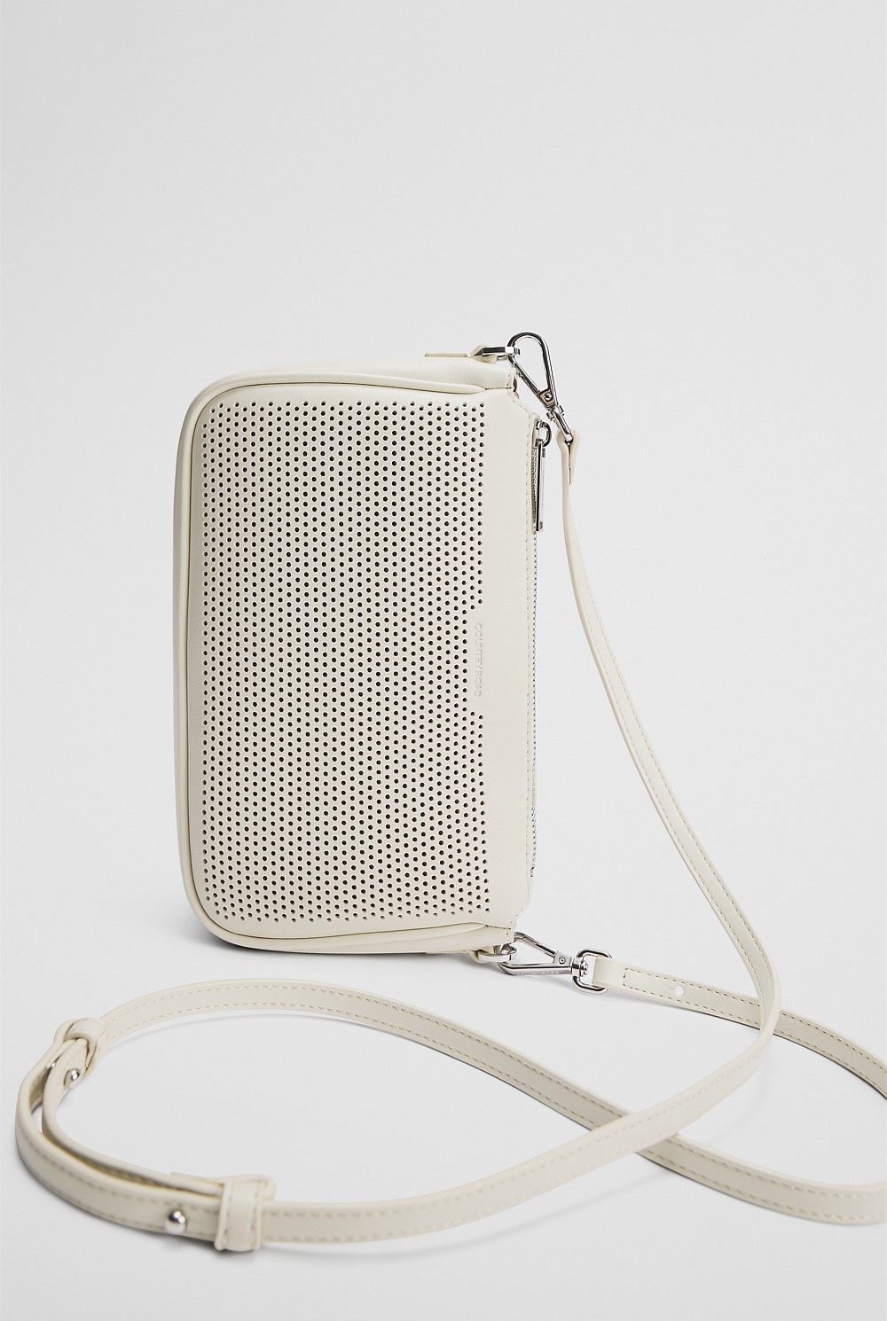 Oyster Perforated Crossbody Bag - Bags | Country Road