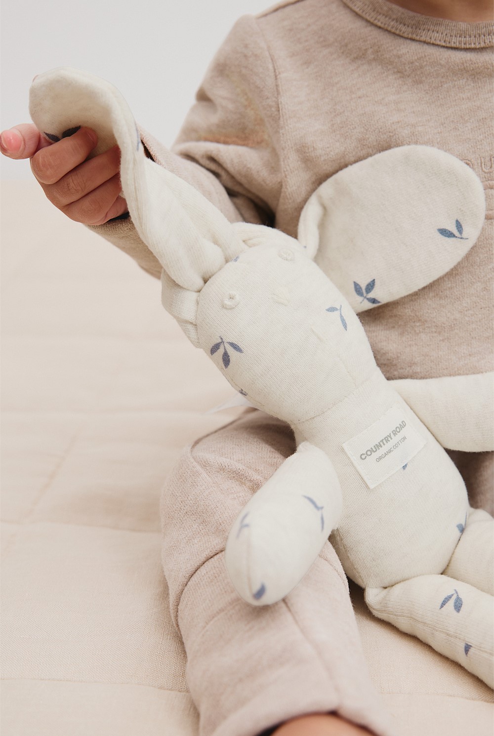 Oatmeal Leaf Organically Grown Cotton Bunny - Accessories