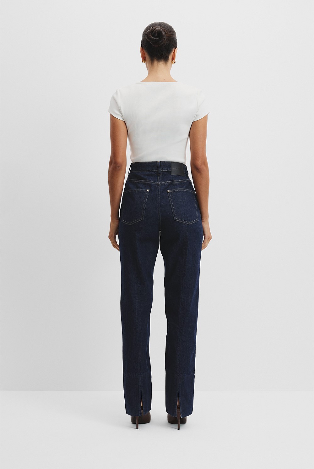 Indigo Rinse Cigarette Jean - Pants