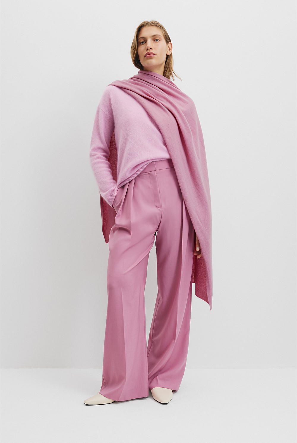 Dusty Rose Cashmere Scarf - Hats, Scarves & Gloves | Country Road