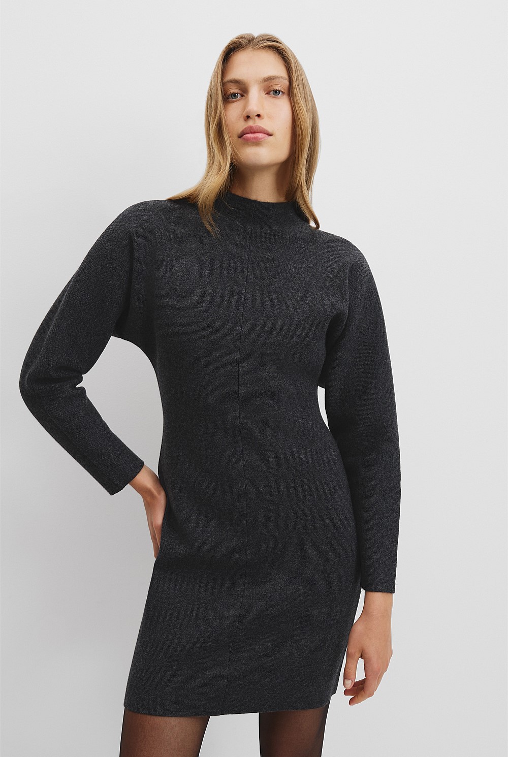 knit cut out midi dress ROCIO KNIT CUT OUT MIDI DRESS – Mable Clothing main image 0