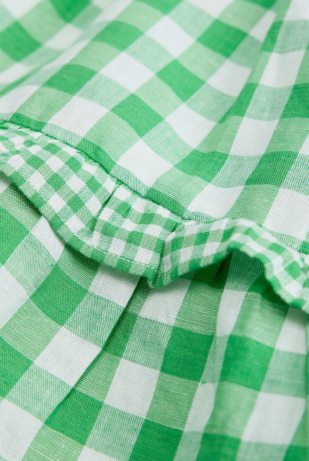 Jade Green Gingham Midi Dress - Dresses | Country Road