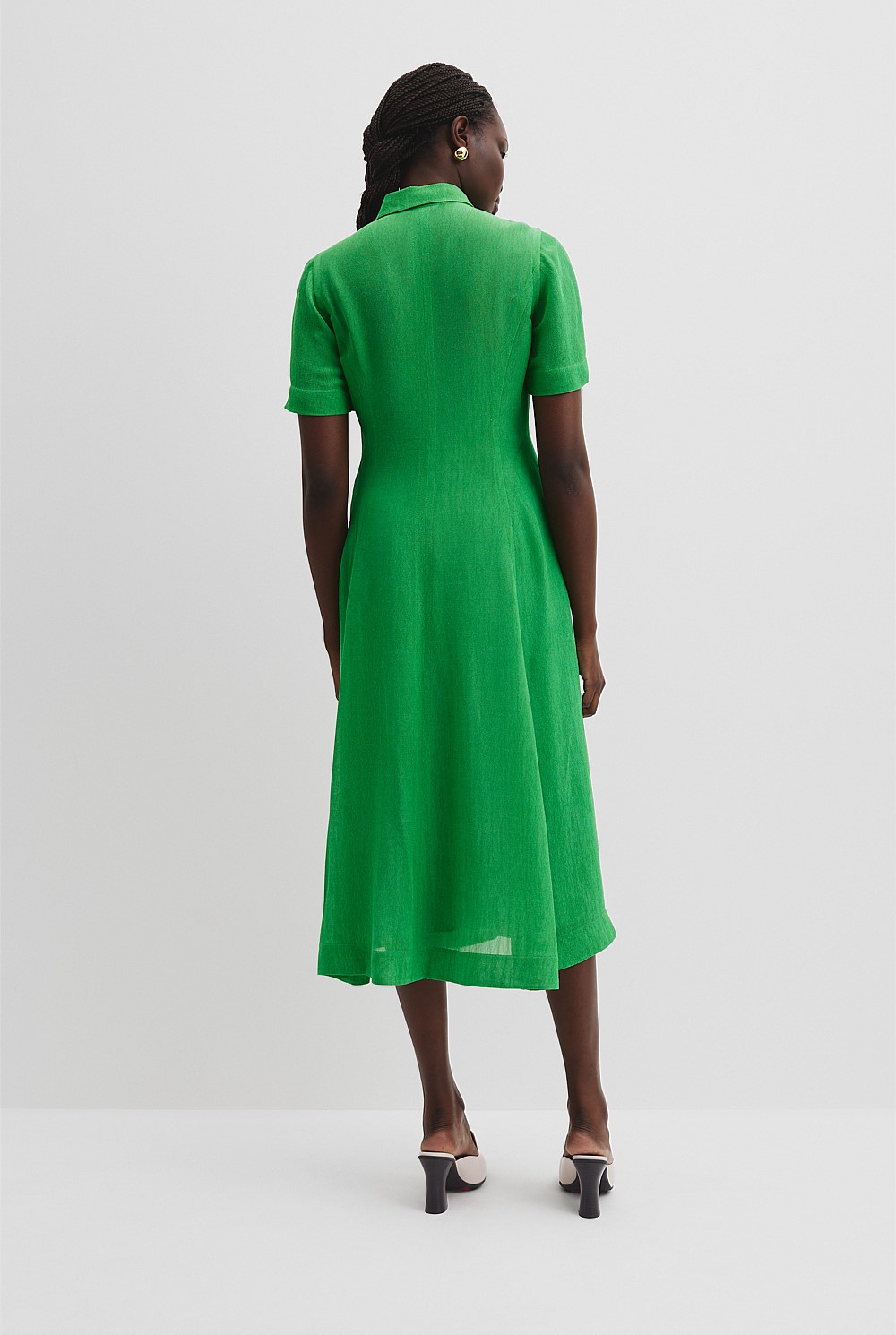 jade green midi dress Afflatus Hijab main image 1