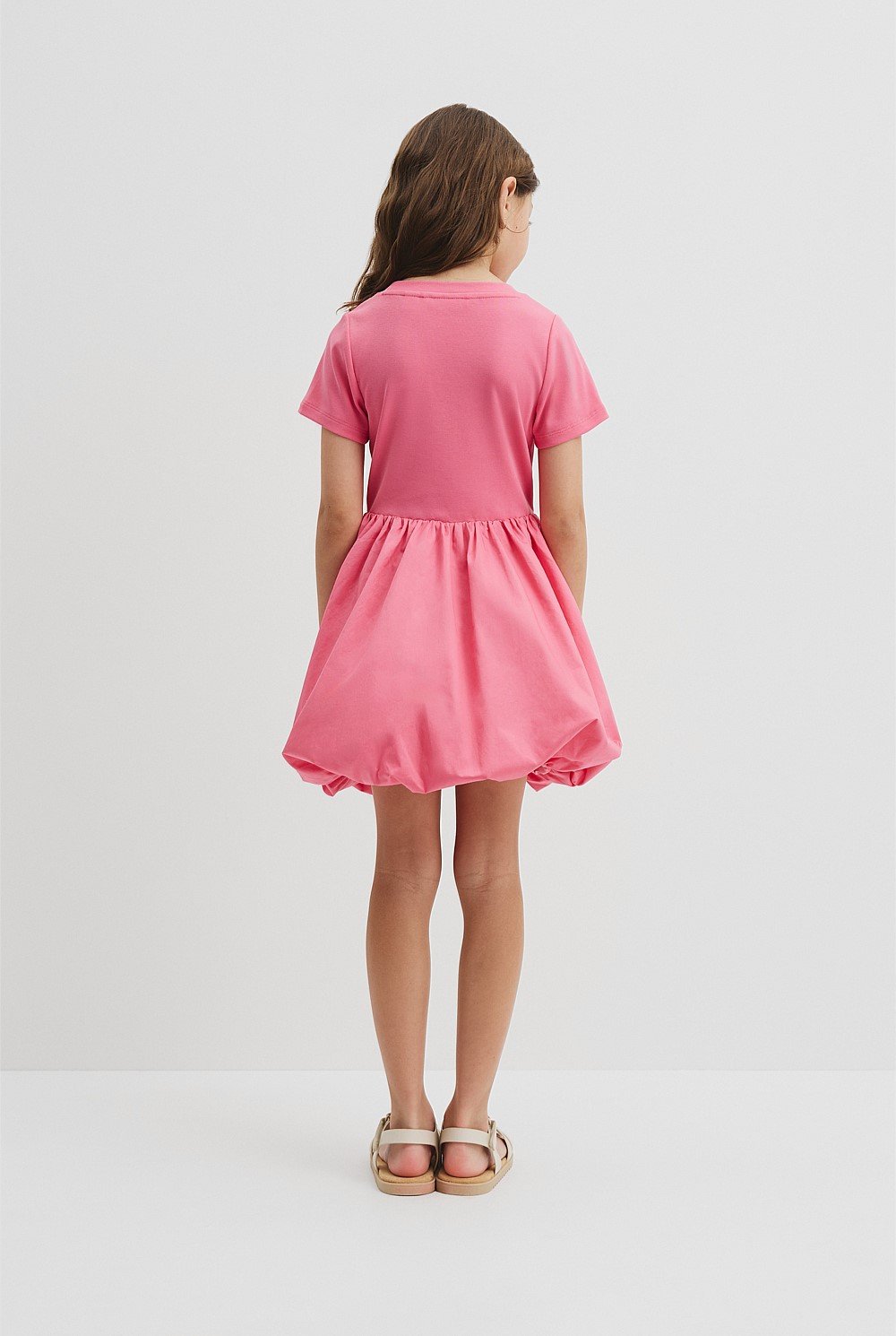 Rouge Pink Bubble T-Shirt Dress - Dresses | Country Road