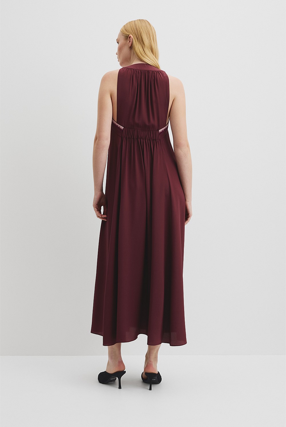 Burgundy Country Road x Ngali Maxi Dress - Holiday | Country Road