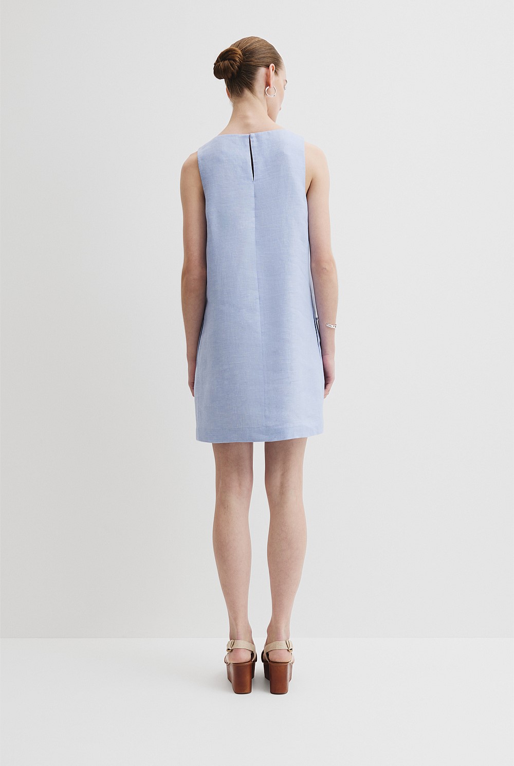 pale blue shift dress Baby Blue Shift Dress S/M main image 1