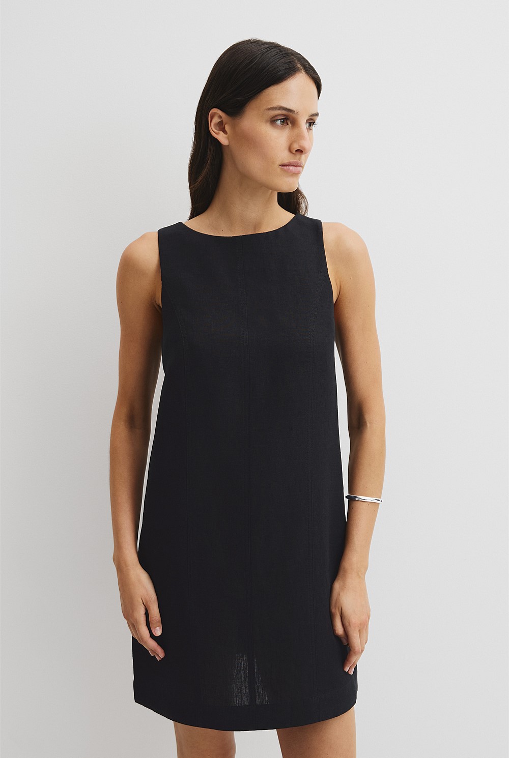 Black Mini Shift Dress - Event | Country Road